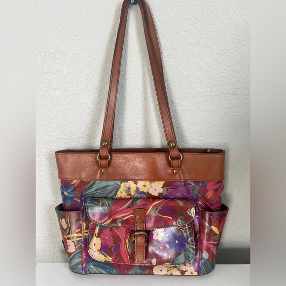 Patricia Nash Bolsena Tote in Summer Florals - Picture 3 of 12